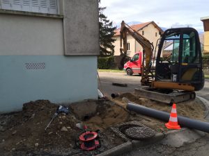 Grenoble : intervention sur des conduites de tout à l'égout